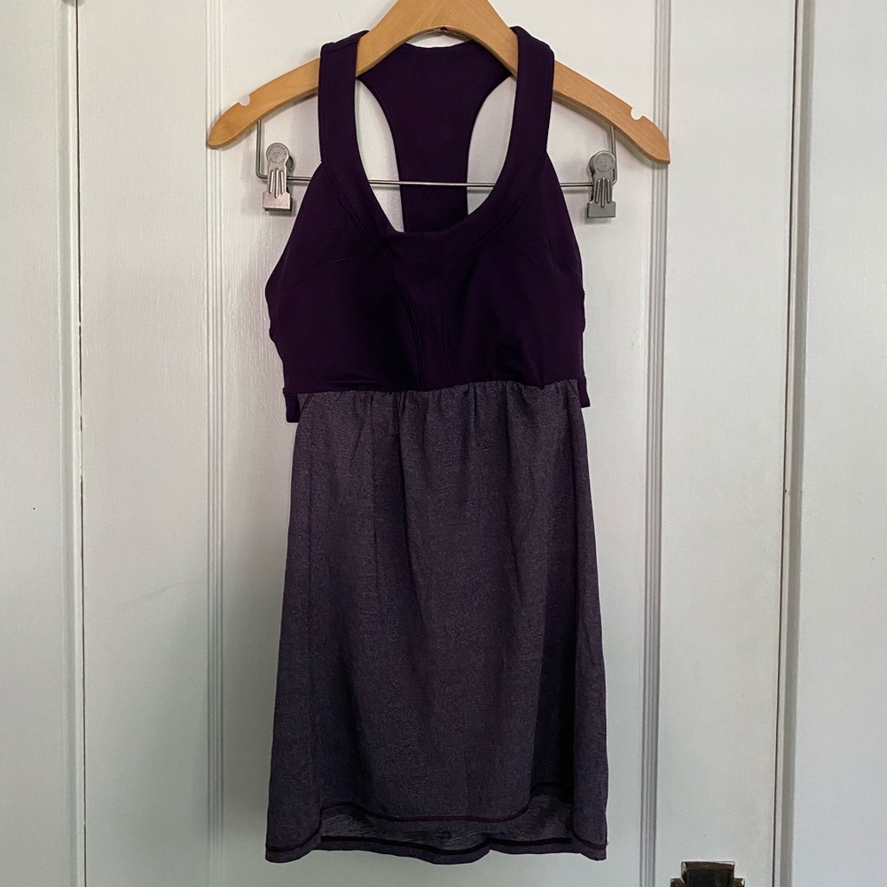 Lululemon Built in Bra Open Tank